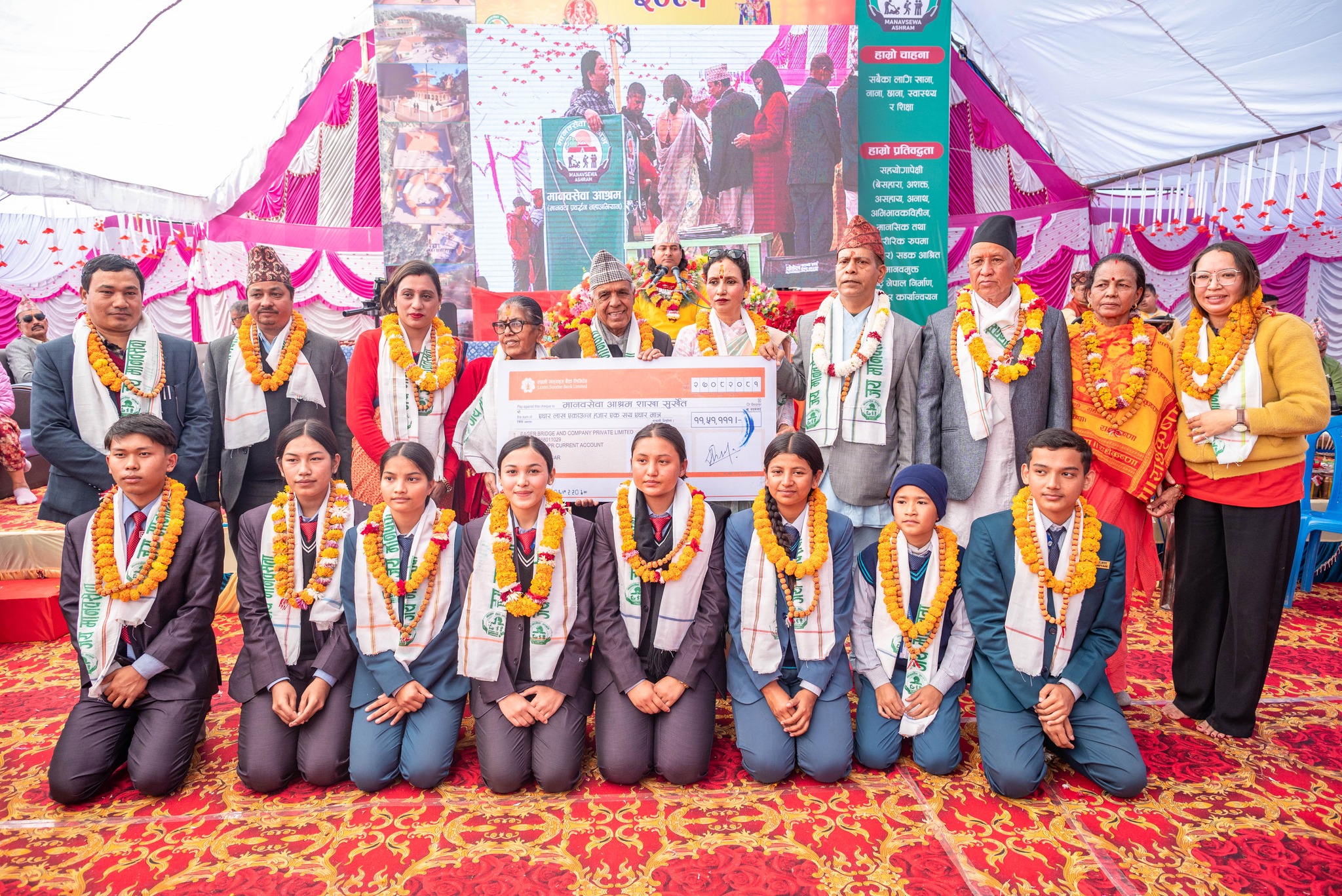 Significant Contributions from Schools in Surkhet to the Grand Yagya