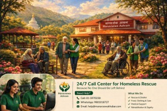 Manavsewa Ashram’s New 24/7 Call Center: for Homeless Rescue