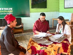 50 dependent people have taken health check-up services in Manavsewa Ashram Dang