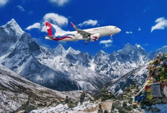 Mountain Flight in Nepal