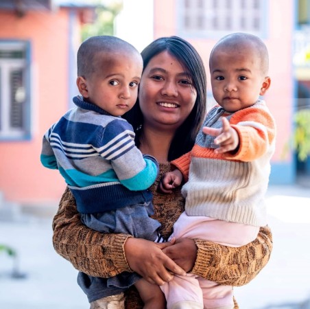 Mother of the destitute rejoicing in human service