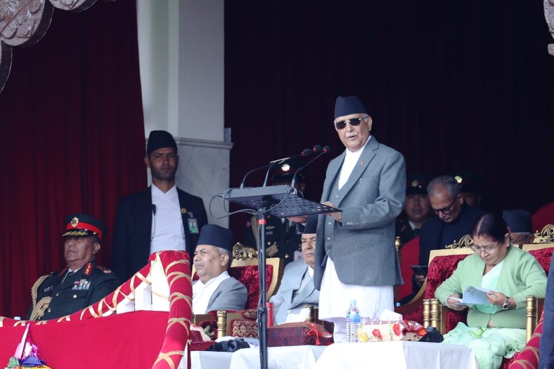 75th Democracy Day Celebrated: Prime Minister KP Sharma Oli's Address at the Ceremony