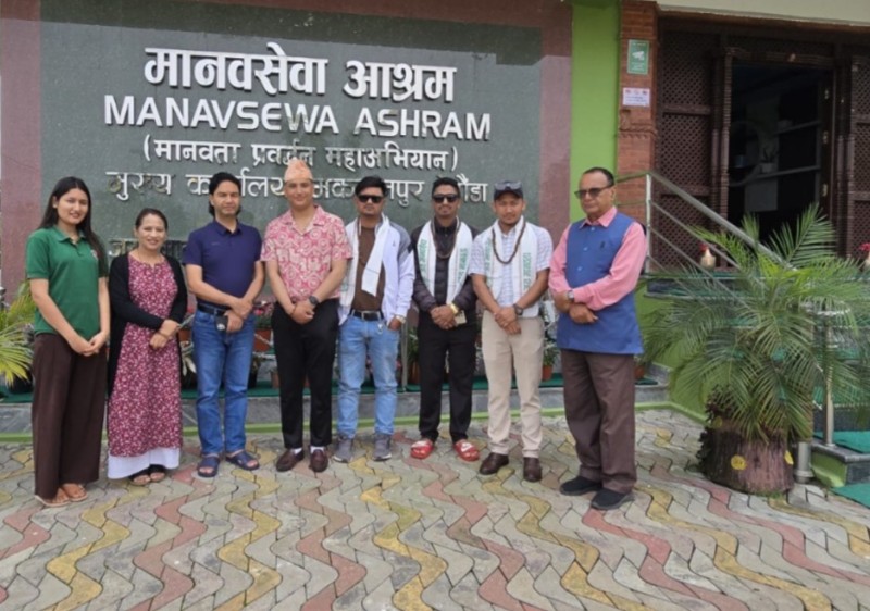 Makawanpur Korea Forum Donates Rs. 62,000 to Manavsewa Ashram Hetauda