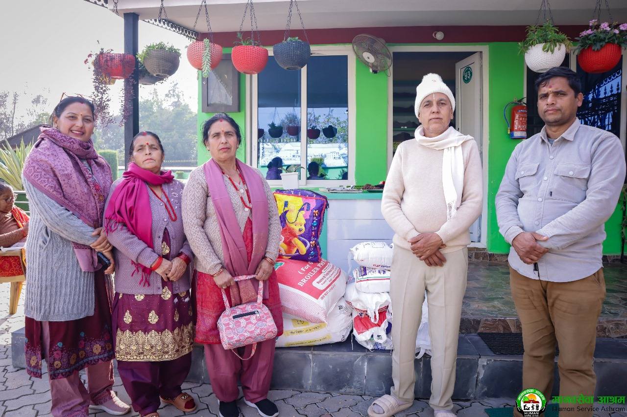 Khanal family donated 250 food items