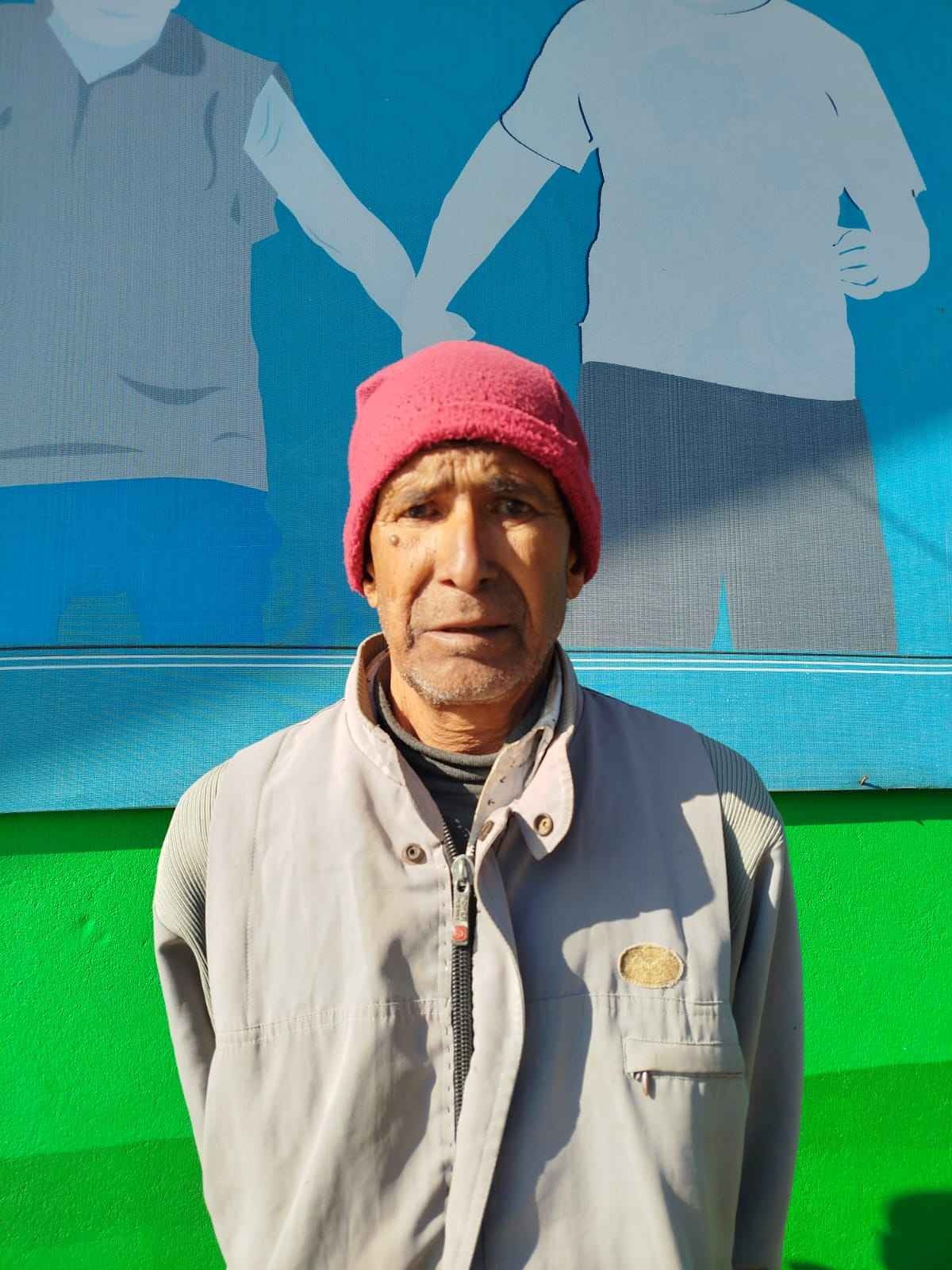 Chhabilal Subedi, 65, rescued from Hemja Seva Kendra