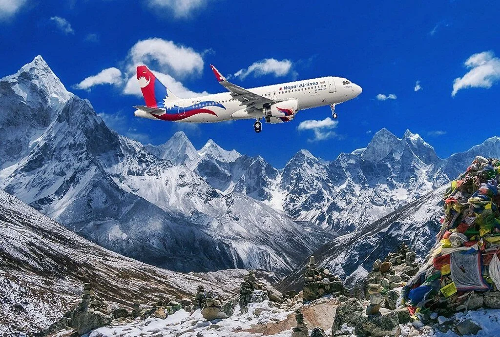 Mountain Flight in Nepal