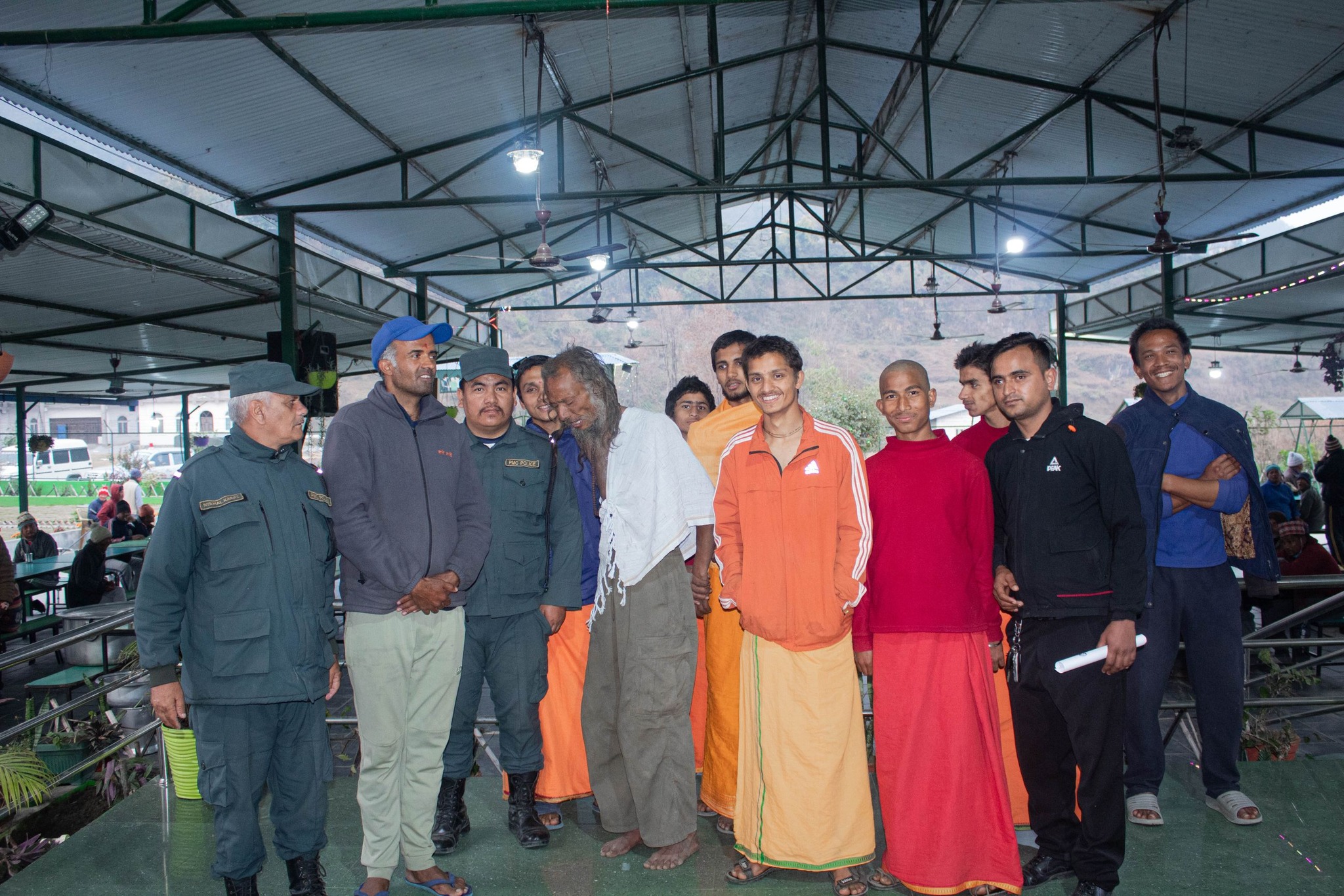 "On Tuesday, six homeless individuals were rescued from various service centers of the ashram, and four individuals were reunited with their families."